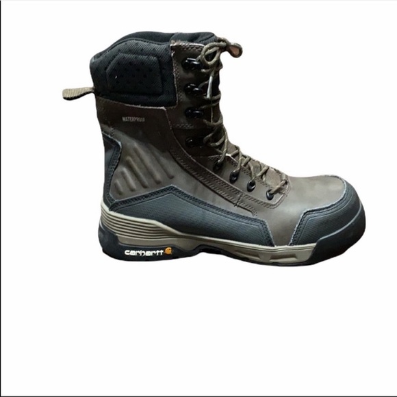 Carhartt CMA8346 Force Brown Waterproof Work Boot Size 9.5 - Picture 1 of 10